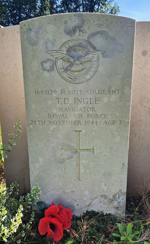F/Sgt Thomas Dennis Ingle<br /><br /><br />died on active duty - November 28th, 1944